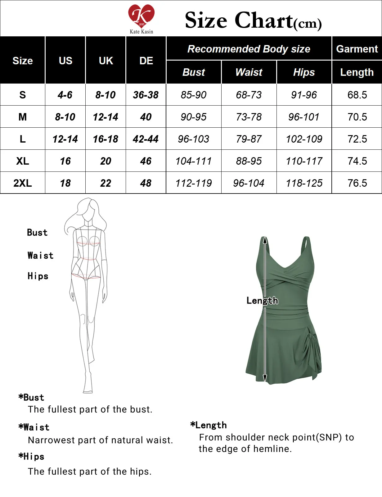 Women V-Neck Swim Dress with Attached Briefs Ruched Padded Swimwear