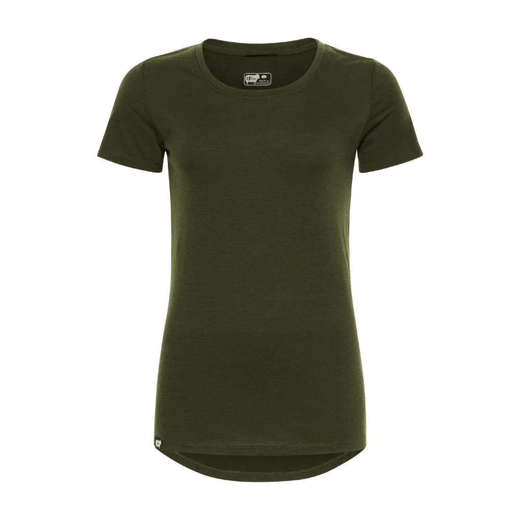 Women's 100% Merino Wool Short Sleeve Shirt