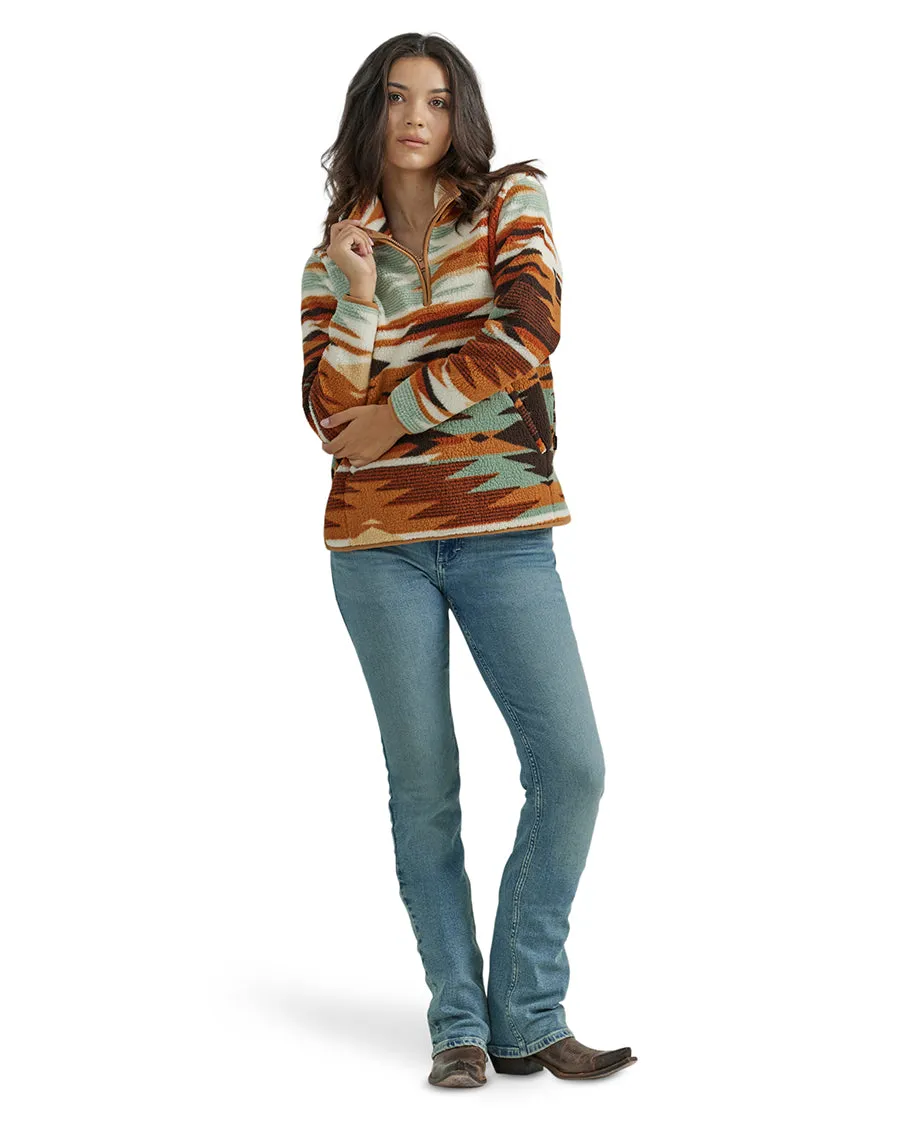 Women's Retro Punchy Sherpa Pullover