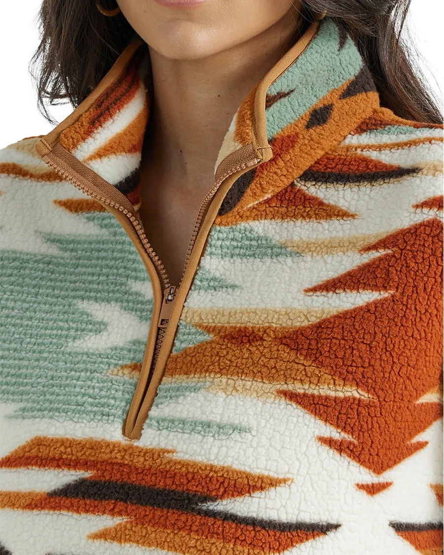 Women's Retro Punchy Sherpa Pullover