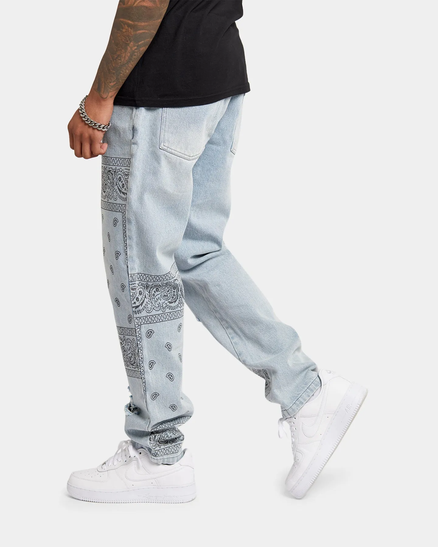 XXIII Paisley Print Jeans Paisley