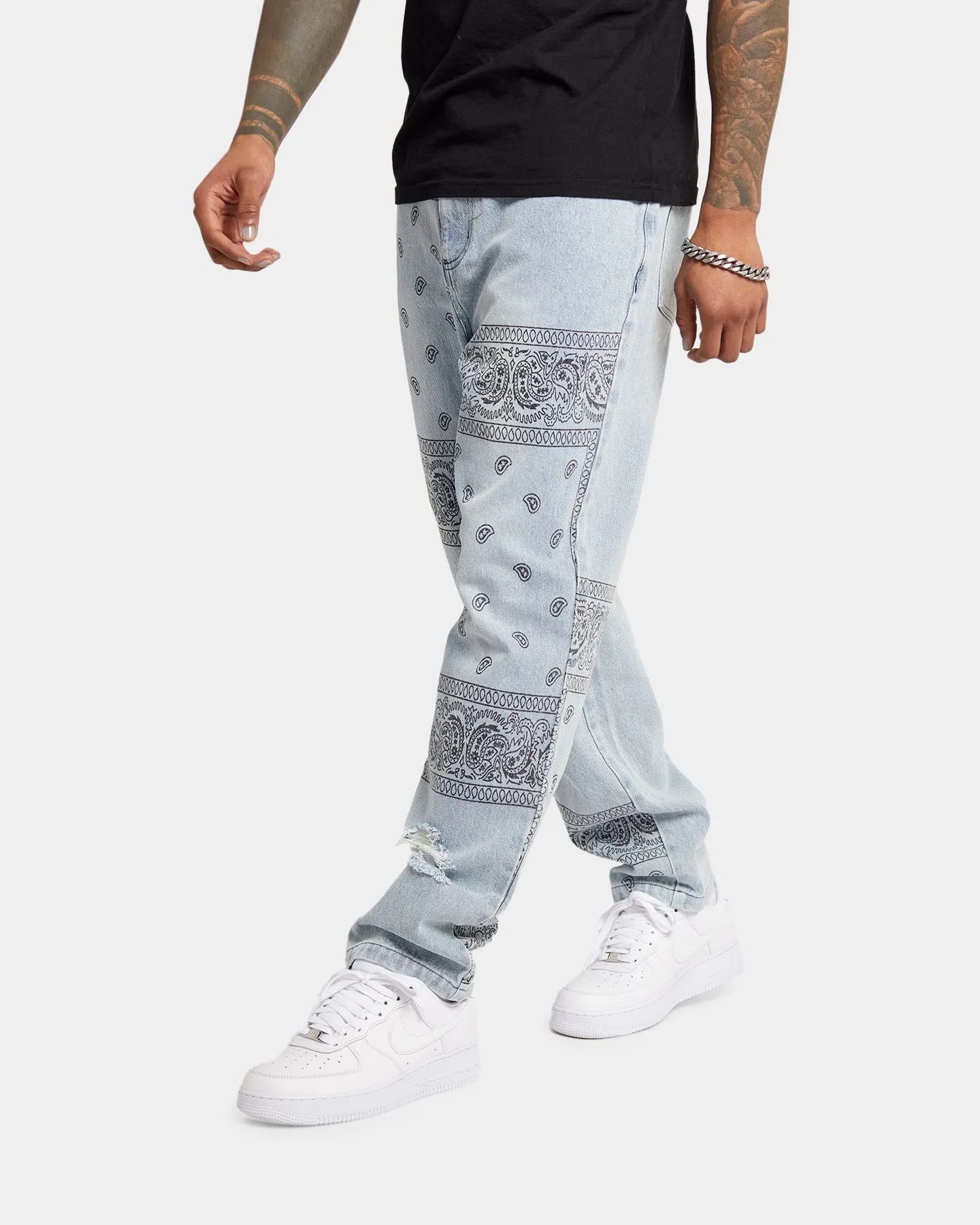 XXIII Paisley Print Jeans Paisley