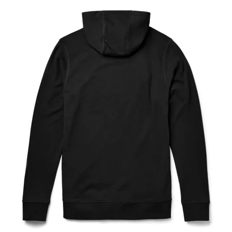 Yeti Logo Badge Fleece Hoodie Pullover - Black