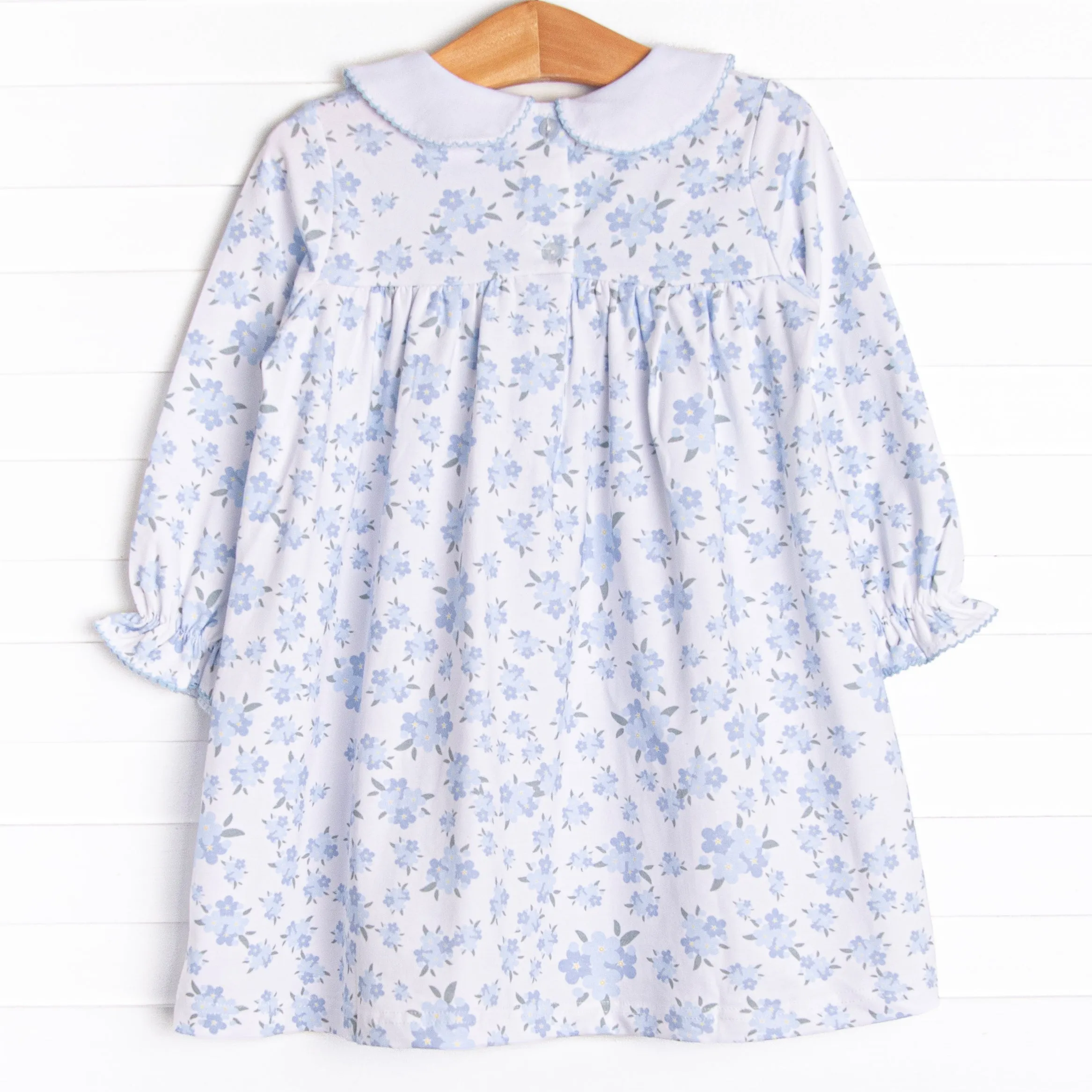 You Had Me at Hydrangea Dress, Blue