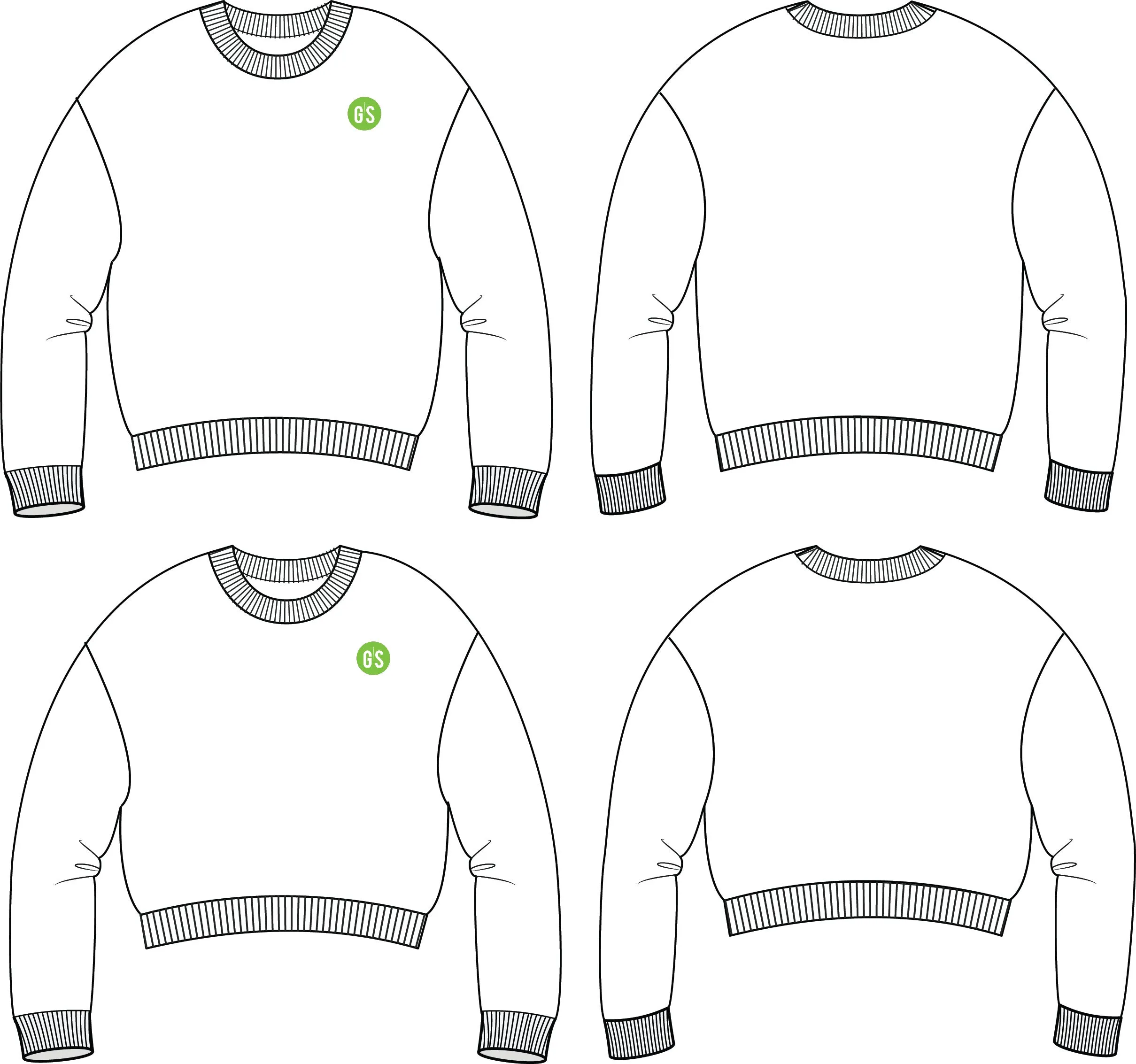 Youth Sav's Sweatshirt  PDF Sewing Pattern 2-16